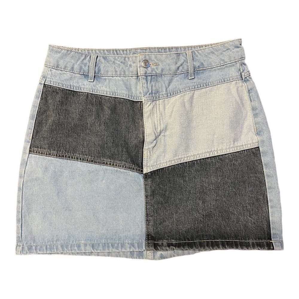NWOT Wild Fable Patched Jean Skirt